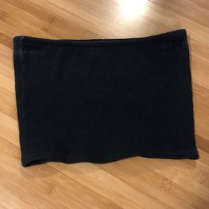 black tipped tube top